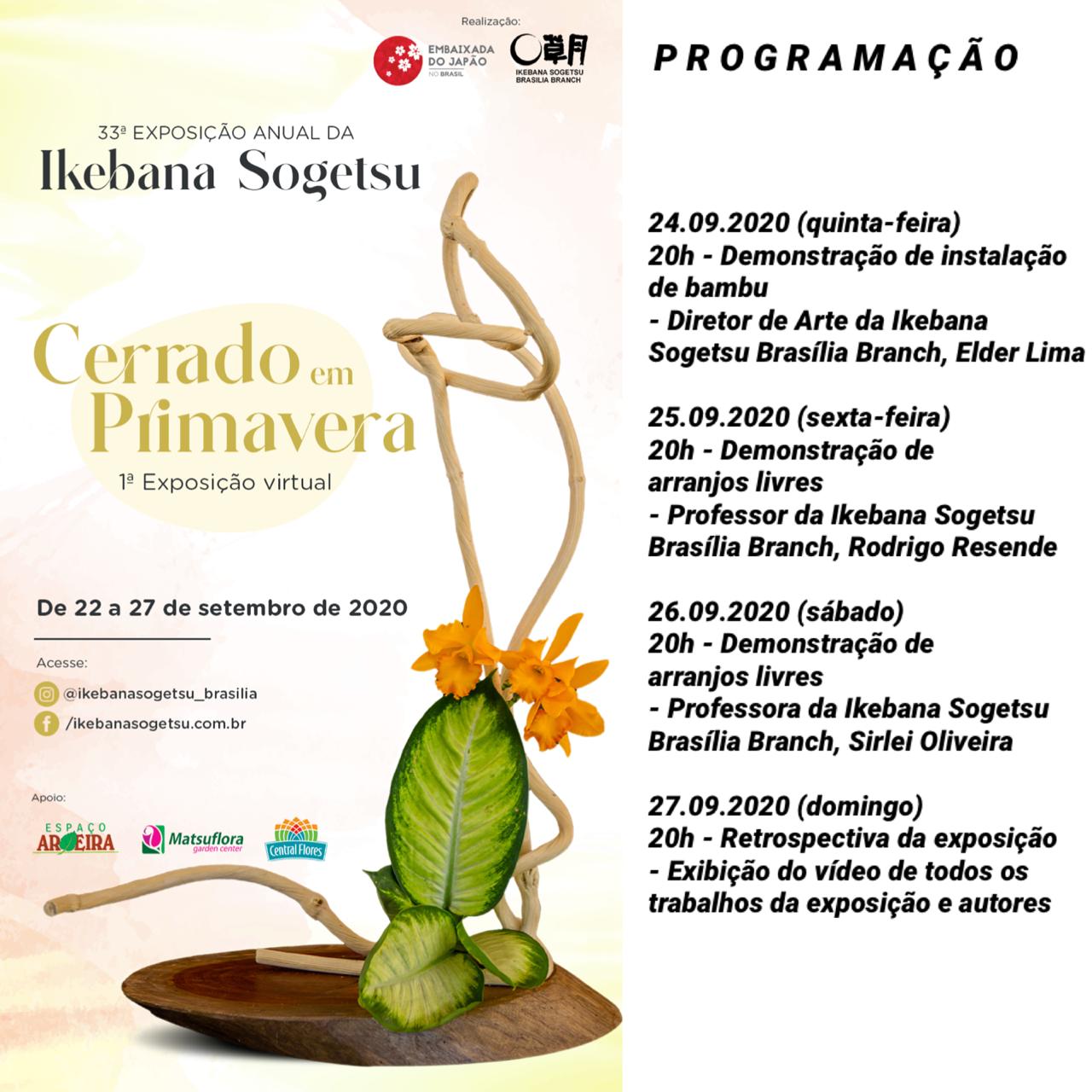 【Virtual Exhibition 】Cerrado in Primavera | IKEBANA SOGETSU